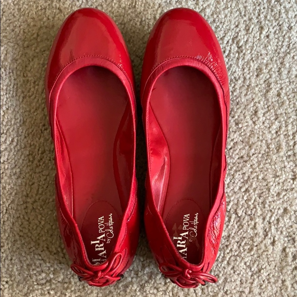 Red Maria Sharapova by Cole Haan Ballet Flats S9.5